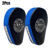 Curved Boxing Pad Muay Thai Hand Target Sanda Kickboxing Training Thickened Earthquake-resistant Focus Punching Mitts PU Leather