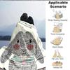 1pc Bunny Hearts Lightweight Flannel Blanket, Comfortable and Warm Blanket, for Office and Camping Sofa Bed, Livingroom017