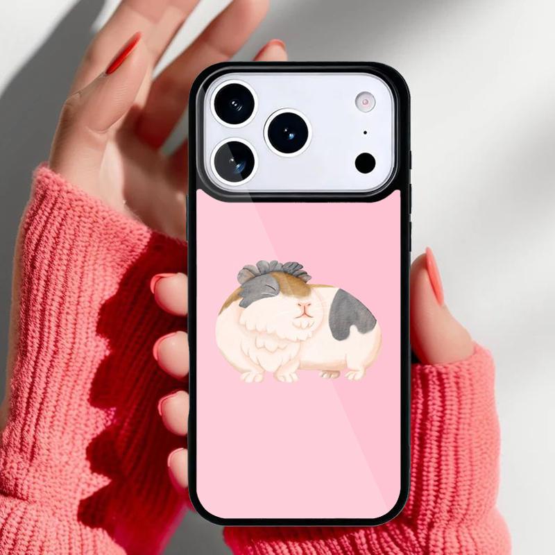 Guinea Pig Funny Cartoon Phone Case for iPhone 17 16 15 14 13 Pro Max Back Cover for 12 11 Pro Coque