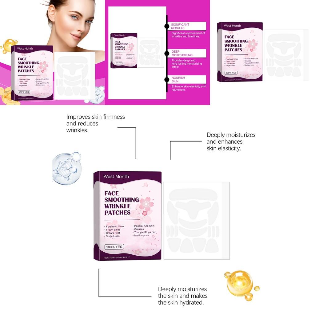 West Month Facial Care Patches Firming Nourishing Skin Tightening Massage Sheets Set