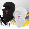 Masque facial de cyclisme, imprimé croix, équipement d'extérieur pour hommes et femmes, protection solaire, cagoule respirante