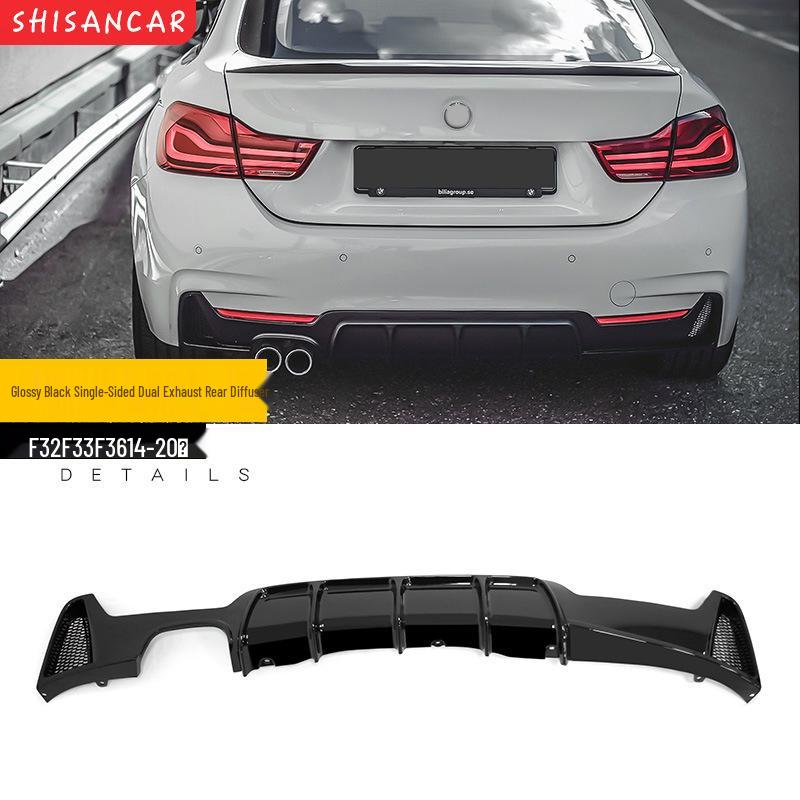 Compatible Front and Rear Lip Spoiler for BMW 4 Series 425i/430i with Quad Exhaust