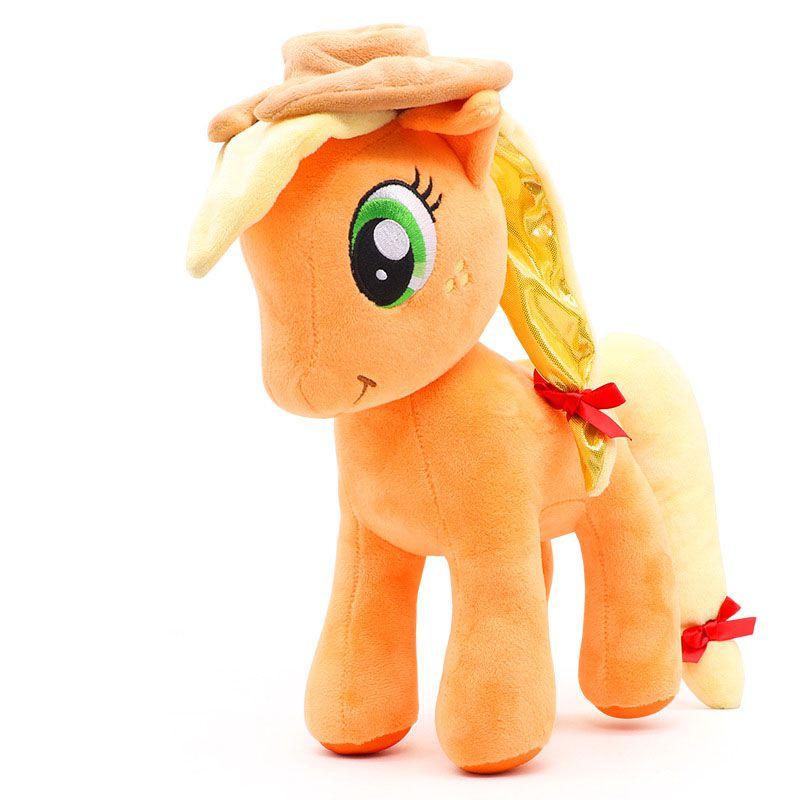 

Плюшева іграшка My Little Pony Іскорка Твайлайт Пінкі Пай М які ляльки Дитячий подарунок для дівчинки Apple Jack,22cm/8.66in