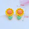 10Pcs New Cute Mini Little Bee Resin Figurine Crafts Flatback Cabochon Ornament Jewelry Making Hairwear Accessories