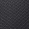 Diamond Pattern Quilted Leather Car Seat Cover & Mat