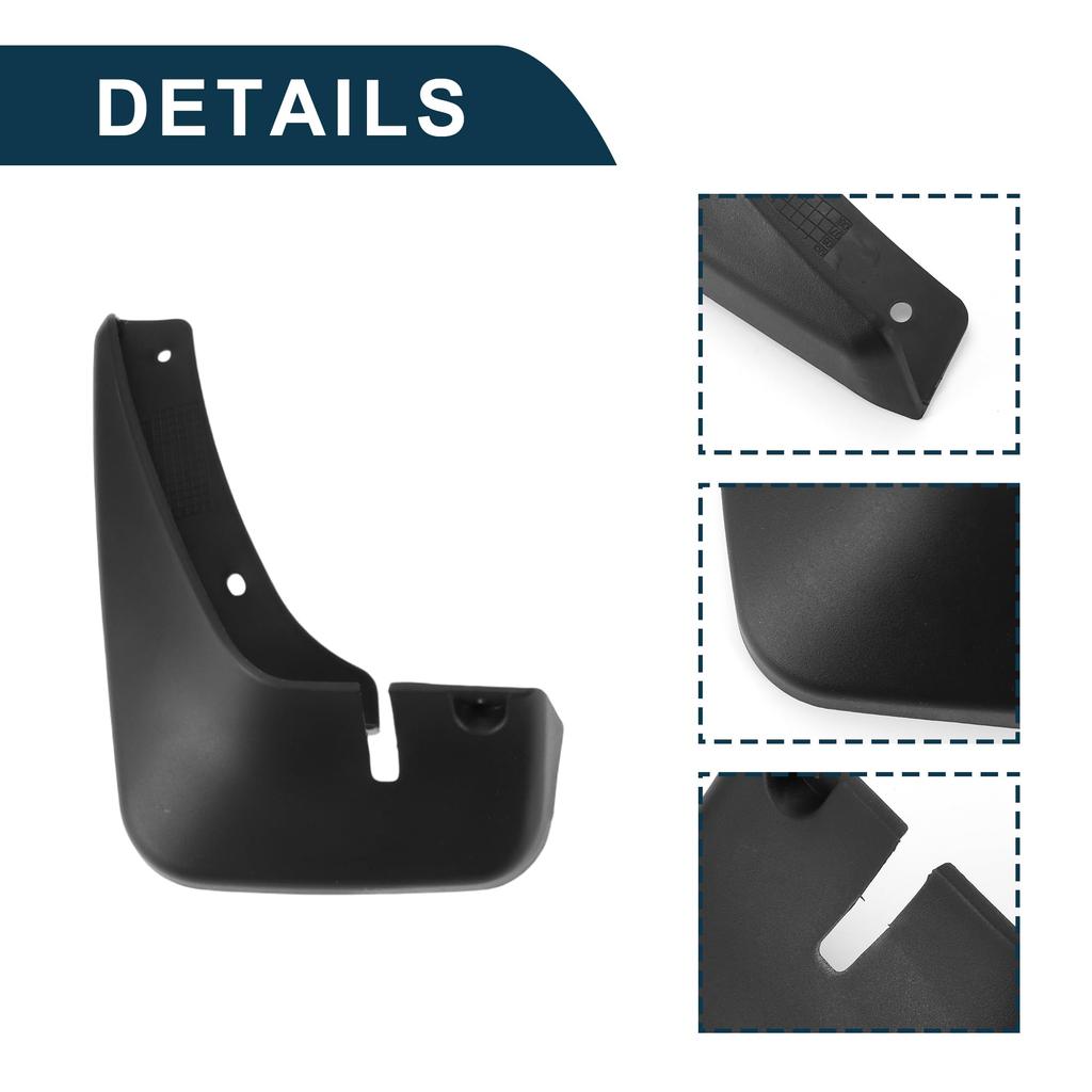 TUCKBOLD Front and Rear Mud Flaps with Mounts for Toyota Probox 2002-2017