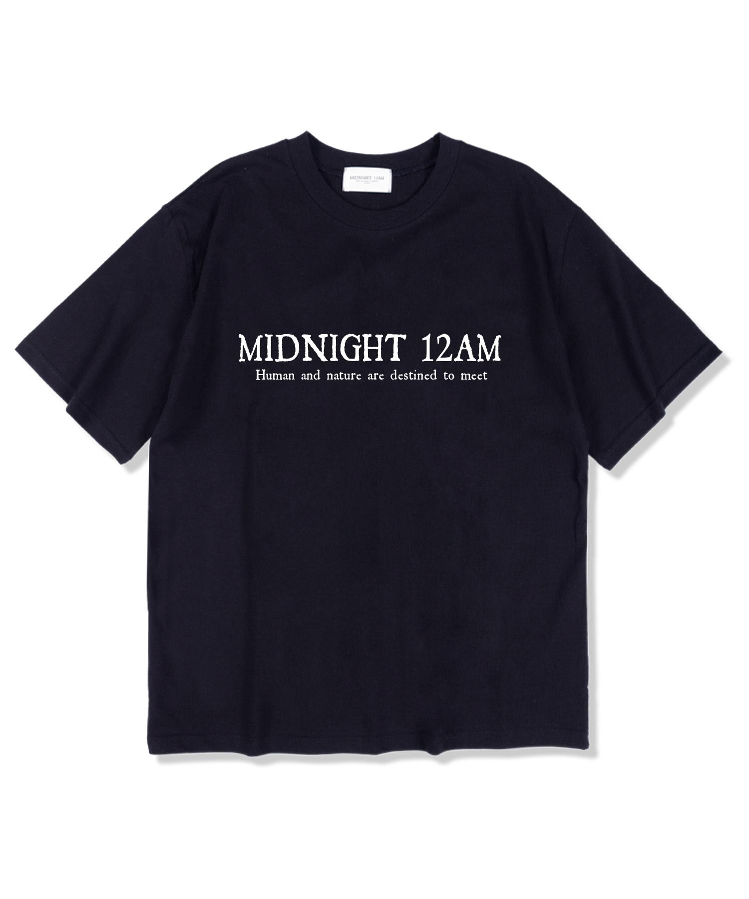 Midnight 12 Am Basic Logo Short Sleeve T-Shirt Navy L