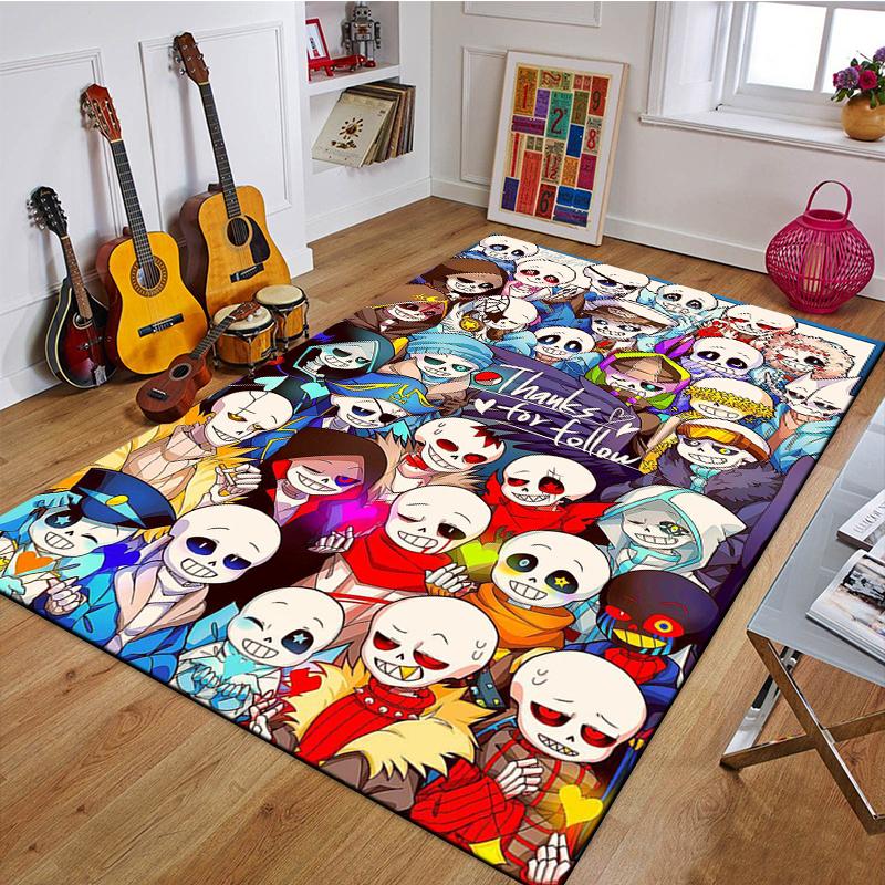 

U-Undertale Pattern Rug for Living Room Area Carpet Bathroom Mat Creative Doormat Bedroom Mat Home Decor Outdoor Rug 60x90(23x35in)