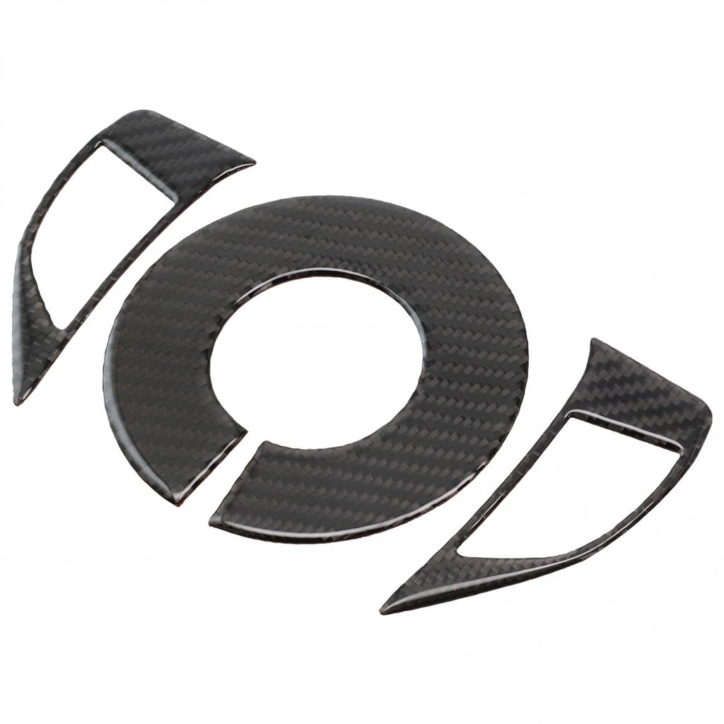 3pcs Cover Trim Anti-corrosion Black Stylish Decor