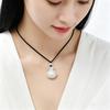Silver Money Bag Necklace, Unisex, Design, Chinese-style, Vintage Pendant, Trendy, Chinese Style, Fortune Bag, Couple Pendant