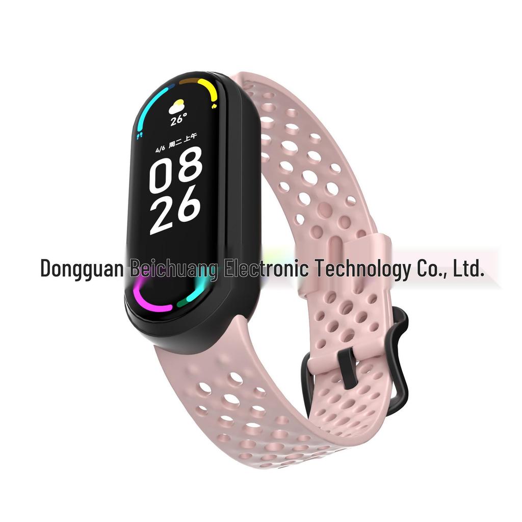 Silicone Strap with Cloud Hole Design for Xiaomi Mi Band 8/9/10