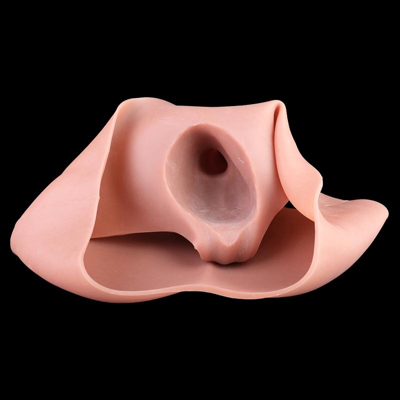 SXXY Skin Feeling Briefs&Boxer shorts Pants With Large Hollow Dildo Realistic Male Strapon Penis Sleeve Adult Sex Game