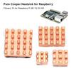 4PCS Low Profile Cooling Heat Sink for for Raspberry Pi 4B 1G 2G 4G Peripheral Cooling