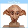 Máscara Cosplay de Elfo Dobby Realista Disfraz de Halloween Tocado Atrezzo Marrón Látex Estilo Animal