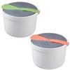 Microwave Oven Rice Cooker Portable Food Container Multifunction Steamer Rice Cooker Lunch Box Steaming Utensils