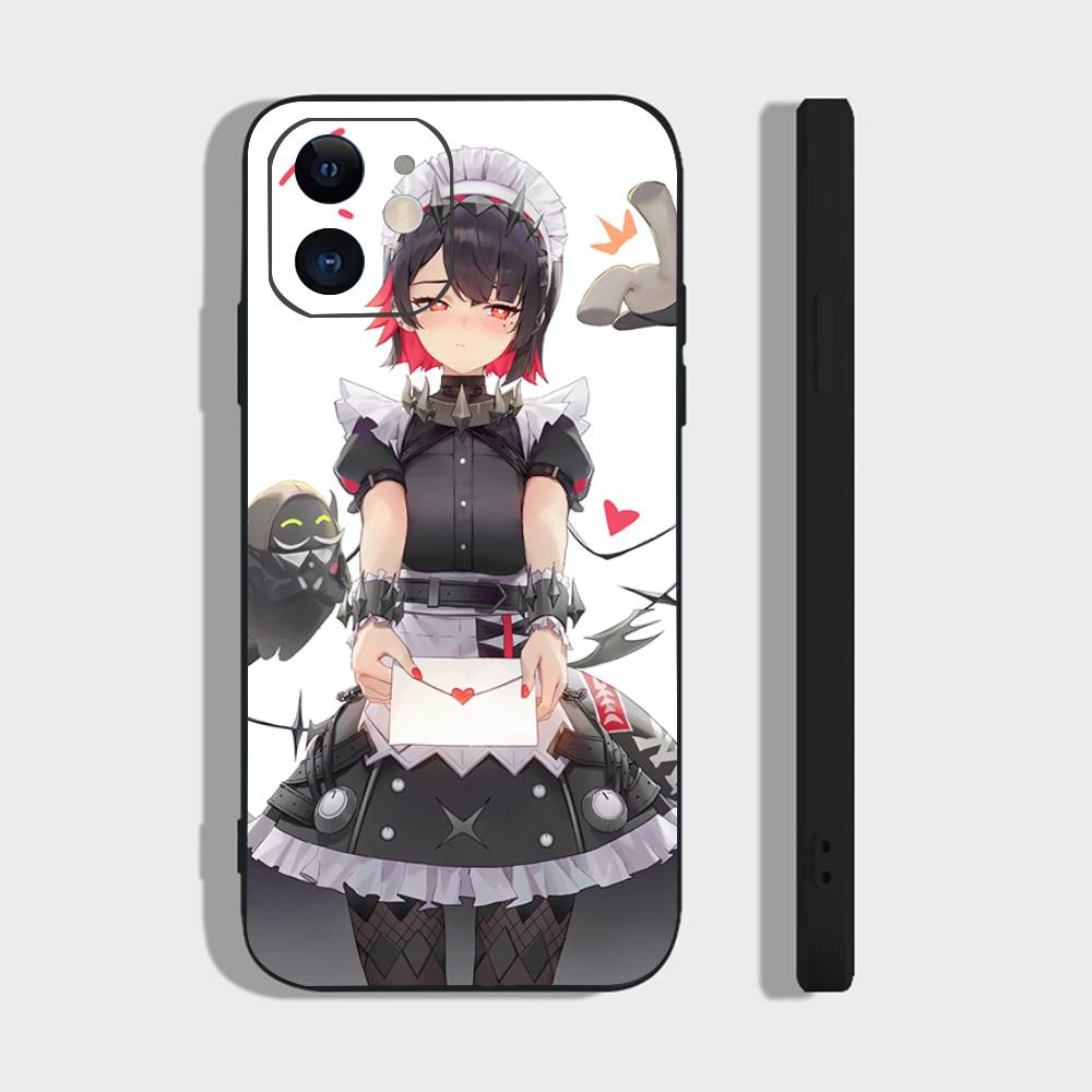 Elena Gheorghe Animated Game Z-Zenless Z-Zone Z-Zero Phone Case For IPhone 17 Air 16 15 14 13 Pro Max 11 12 Black Silicone Cove