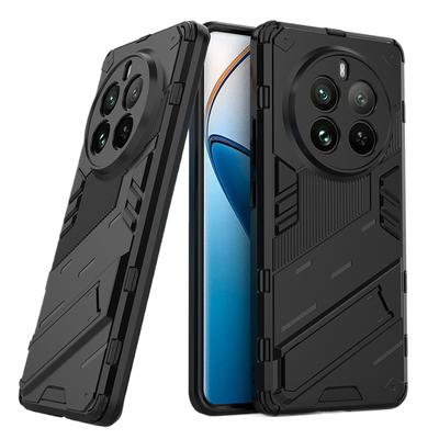 Pro OPPO Realme 12 Pro Plus 5G Pouzdro Nárazuvzdorné Pancéřové Zadní Kryt Pro Realme 12 Plus 5G Pouzdro Ochrana proti Pádu Stojan Coque