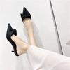 New Style Butterfly-knot Mules Women Slippers Elegant Pointed Toe Thin High Heels Ladies Summer Fashion Party Prom Shoes
