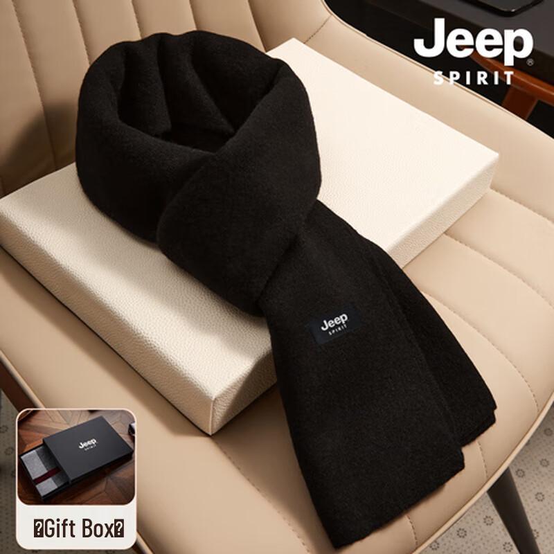 JEEP SPIRIT Men's Warm Knitted Scarf