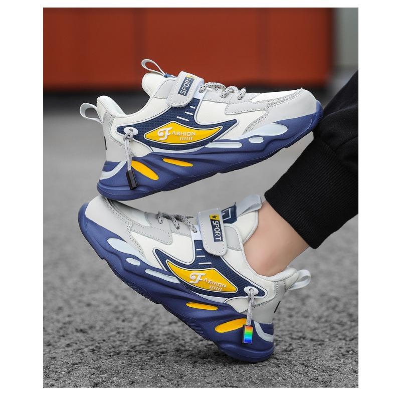 Kids' Sports Shoes Color Block Non-slip Running Breathable Comfortable Sneakers for Boys
