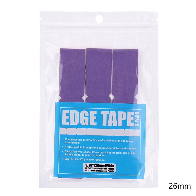 3Pcs Pickleball Racket Edge Sticker Paddle Head Edge Tape Sticker Reduce Impact And Friction Prevention Frame Protective Tape