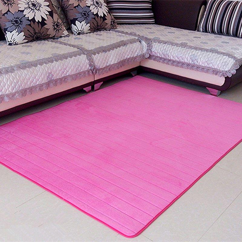 Super Absorbent Coral Velvet Bathroom Mat Offering Safety And Style For Home