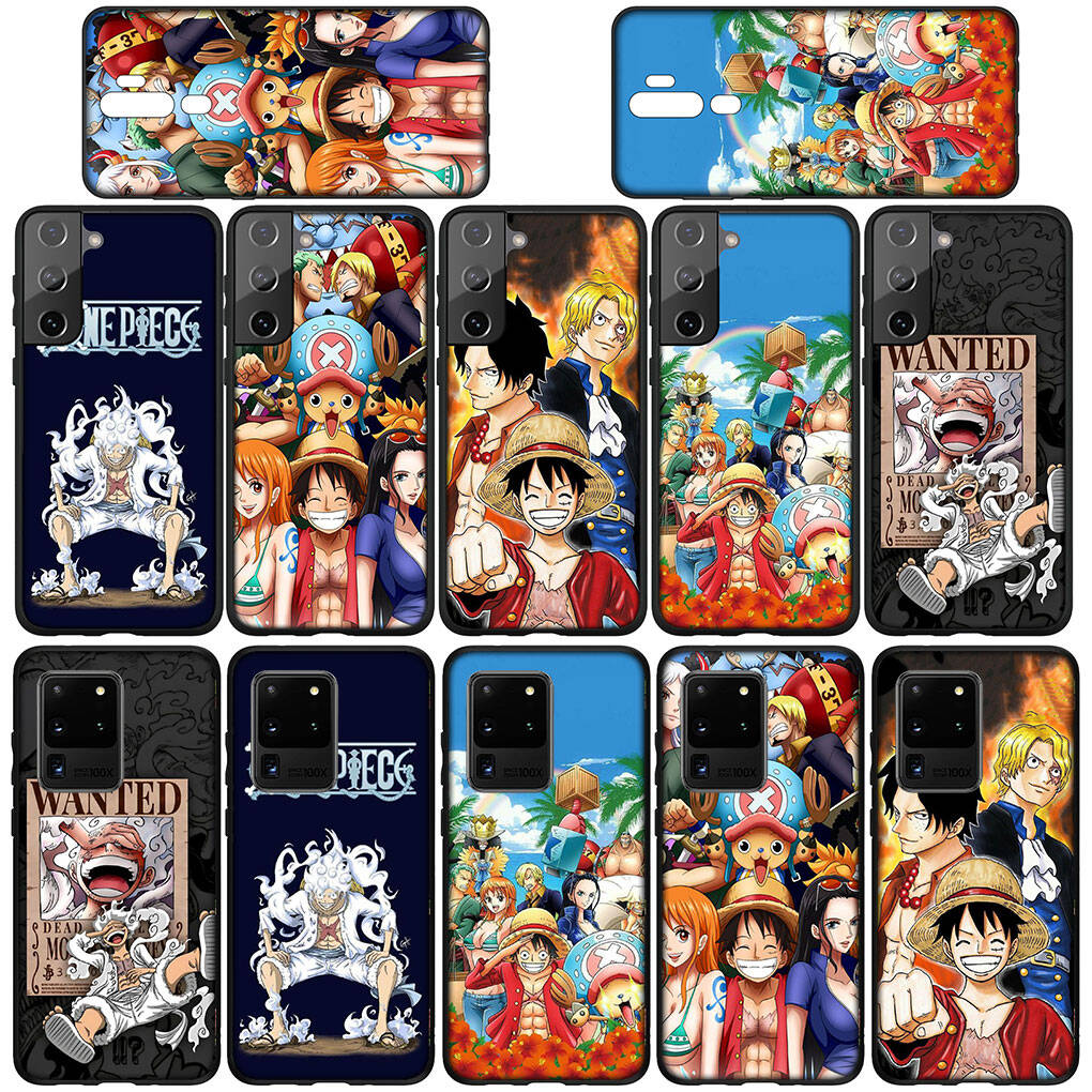 Phone Case for iPhone 17 15 16 Plus Redmi Note 14 12 11 13 Pro Max Huawei P30 P20 Lite Y9 OPPO A60 A40 A80 A18 A16 Poster Luffy Gear 5 One Piece Cover