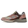New Balance 991v2 Made in England Rosewood menn joggesko Rosa Deep-Taupe Quiet-Grey U991MG2