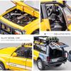 Toyota Land Cruiser LC80 Off-Road SUV Simulation Diecast & Toy Vehicles Sounds & Light Pull Back Car 1:24 Alloy Collection Model
