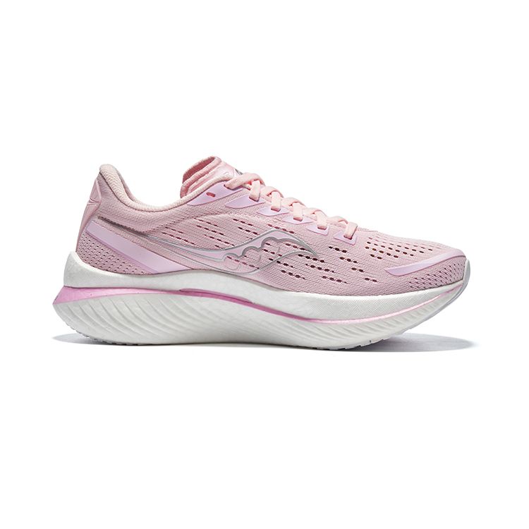 SAUCONY Endorphin Speed 3 Nylon Plate Comfortable Versatile Low-Top Running Shoes Women Sneaker Pink White S10756-39
