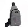 Chest Bag Men'S One Shoulder Crossbody Bag Large Capacity Outdoor Sports And Leisure  Small Shoulder Bag Large