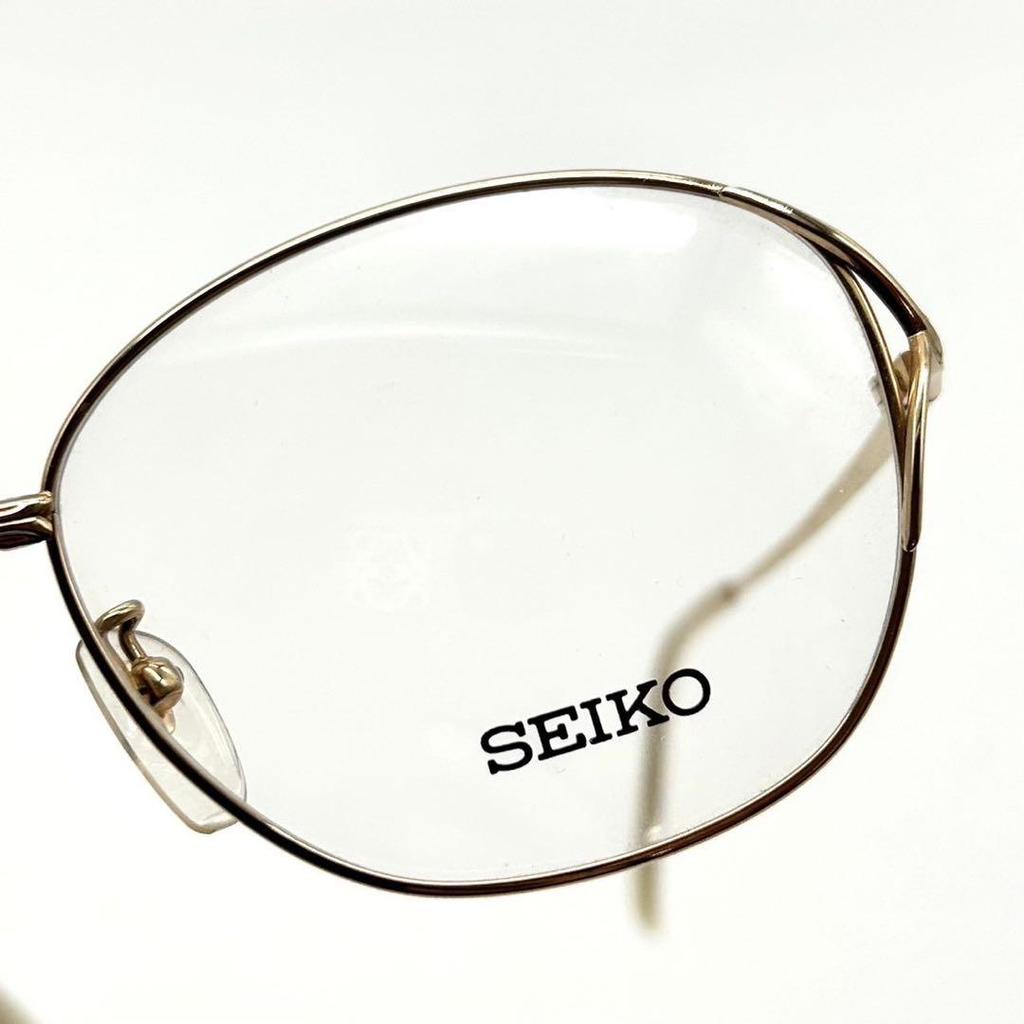 [USED] Seiko Eyeglasses, Eyeglass Frames, Old Vintage Fashion Glasses, Logo