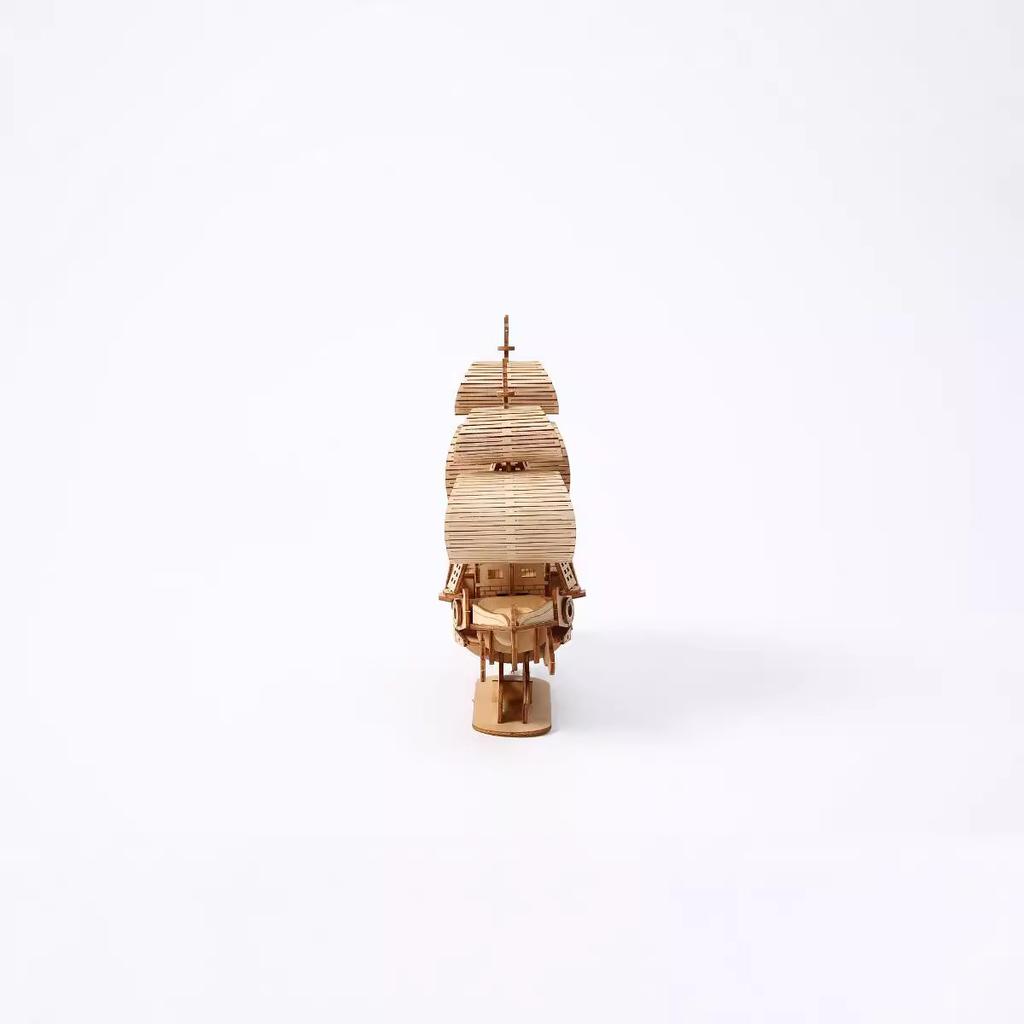 DIY Handmade Wooden Ocean Sailboat Model 3d Three-dimensional Puzzle Gift Children's Toys Desktop Furnishings