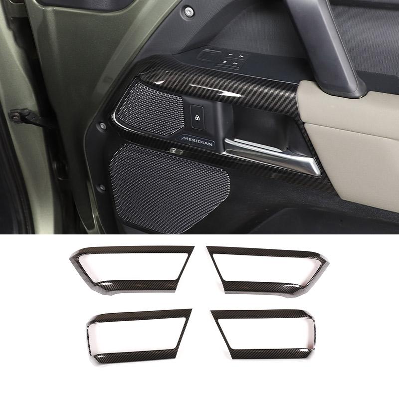 ABS Carbon Fiber For Land Rover Defender 110 2020-2026 Car Interior Modification Protection Cover Decorative Patch Accessories