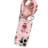 Lanyard Card Holder Mobile Phone Case Red Bear Domestic Android for Huawei NOVA10 Creative Simple Anti-fall Lanyard Case