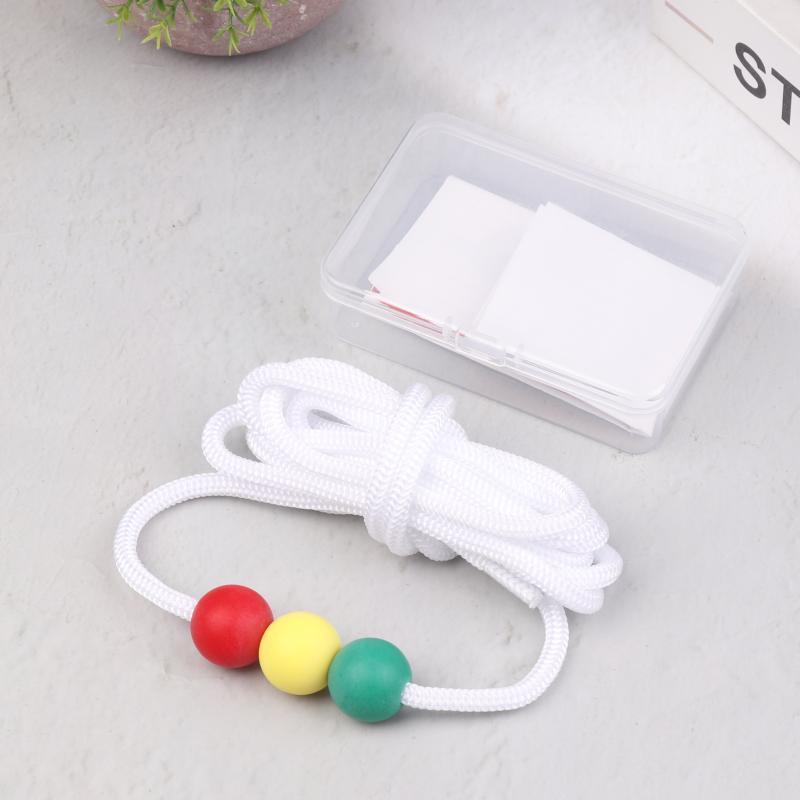 Sports Eye Sight Train Three Beads Brock String Vision Convergence Insufficiency Training Tool Target Pointing Practice