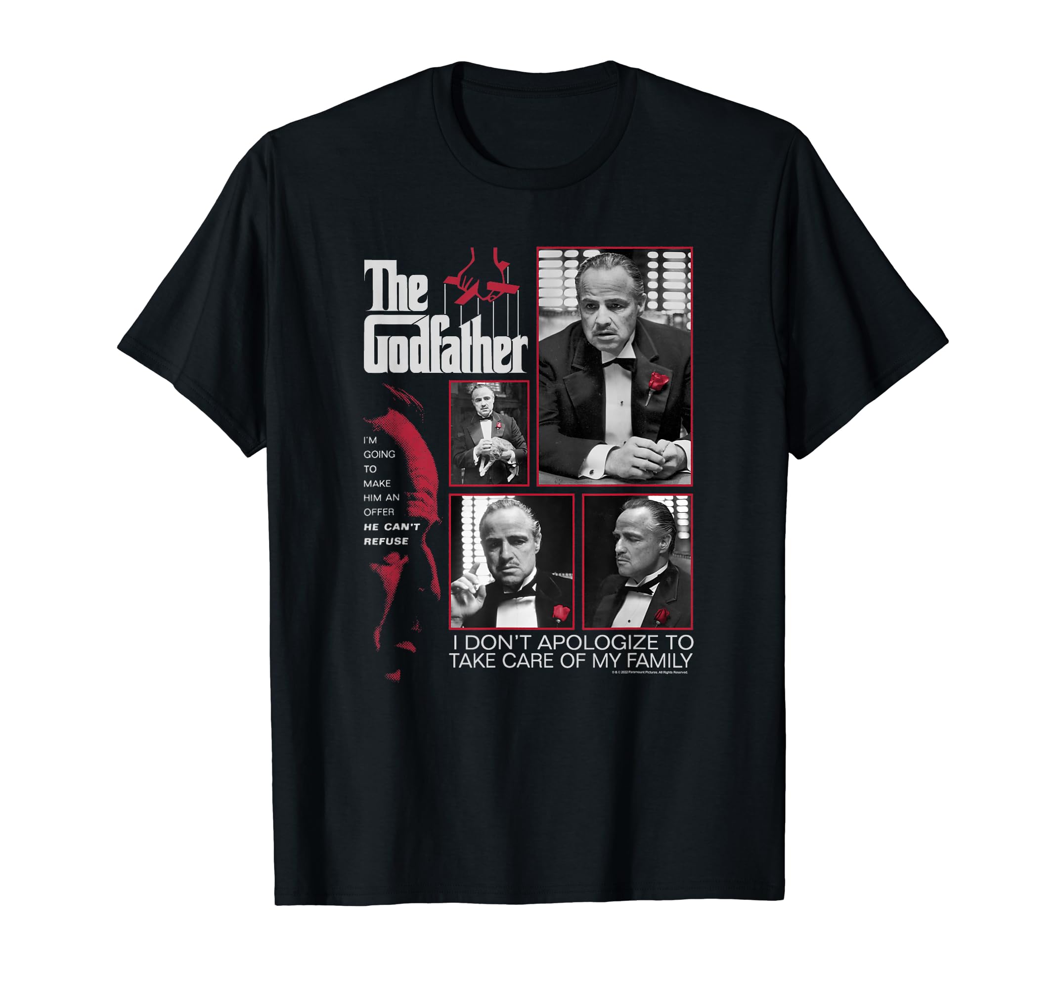 

Крестный отец Сделай ему предложение, от которого он не сможет отказаться Футболка с кинопостером