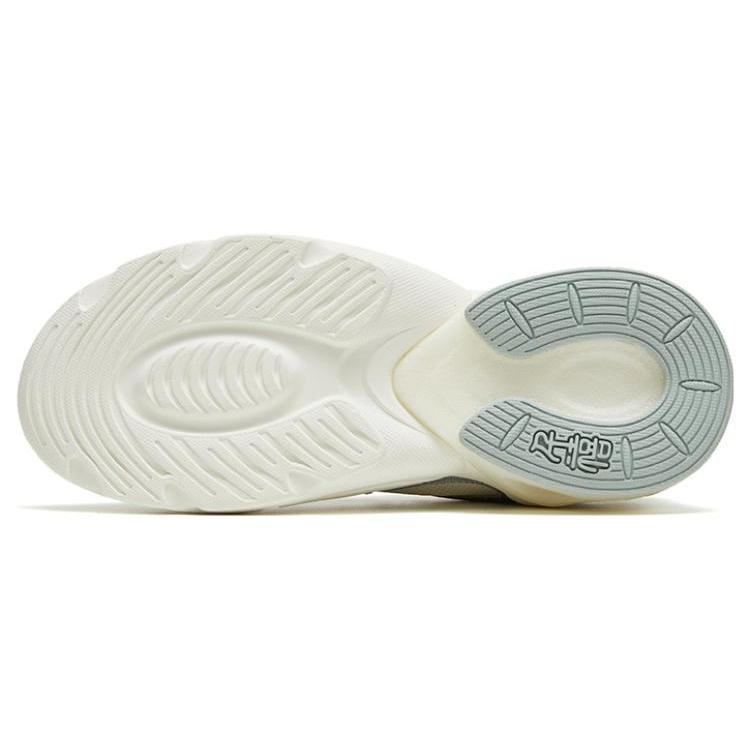 Anta Life Collection Cushioning Slip Resistant Low top Sports Casual Shoes Women's White Green Gray 122328892-4