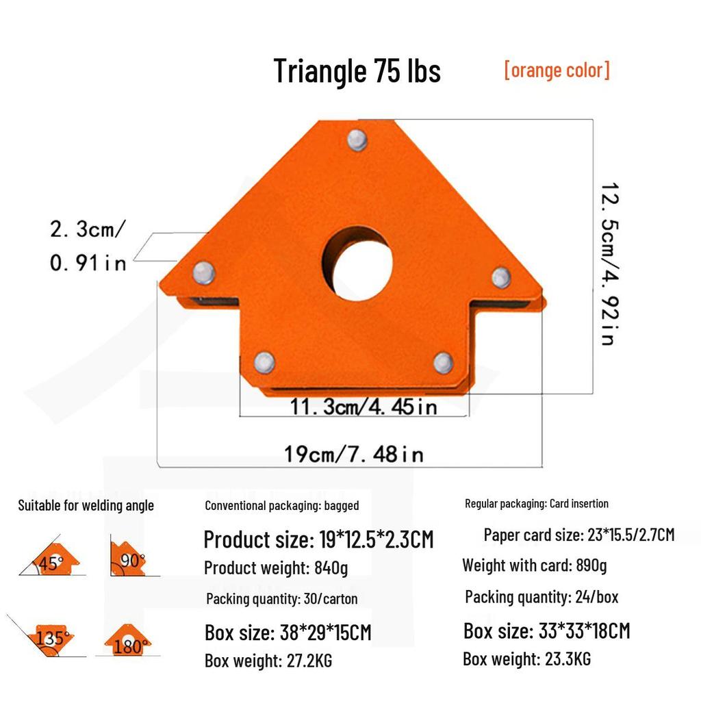 6-Piece Magnetic Welding Positioner Set