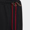 Adidas Originals Trefoil Solid Color Zip Joggers With Drawstring Cuffs Women Bottoms Black HD0340
