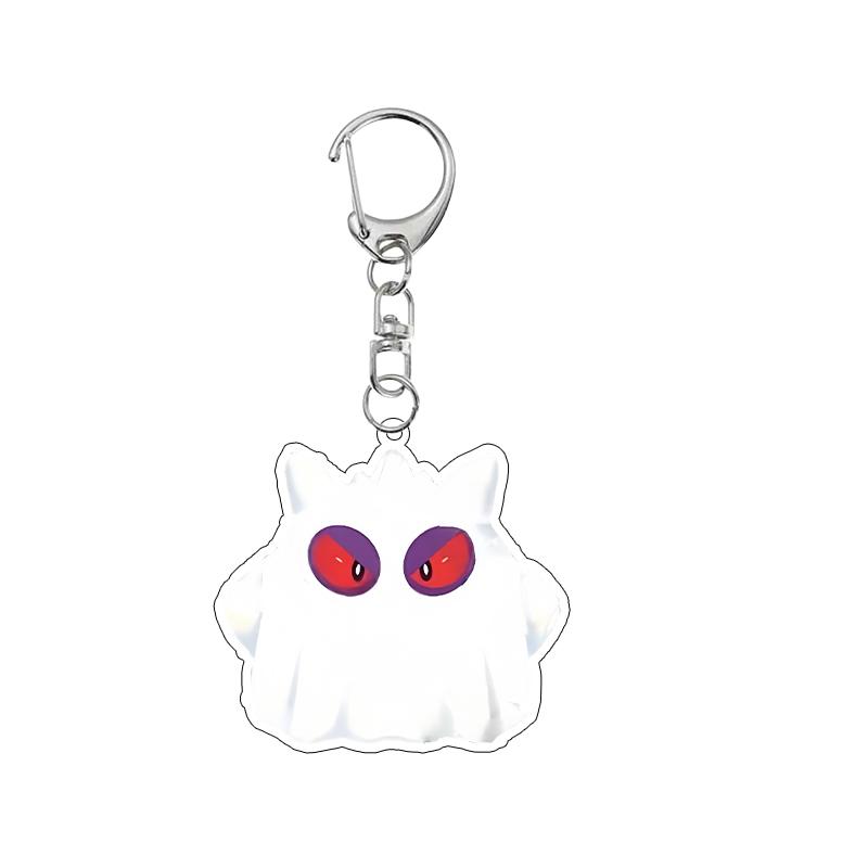 Anime Cartoon Gengar Halloween Day Acrylic Keychain Kawaii Pocket Figure All Saints' Day Creative Pendant Decoration Gifts Toys