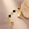 Light luxury ins Stylish bracelet with a luxurious aura, four-leaf clover bracelet, versatile and unique