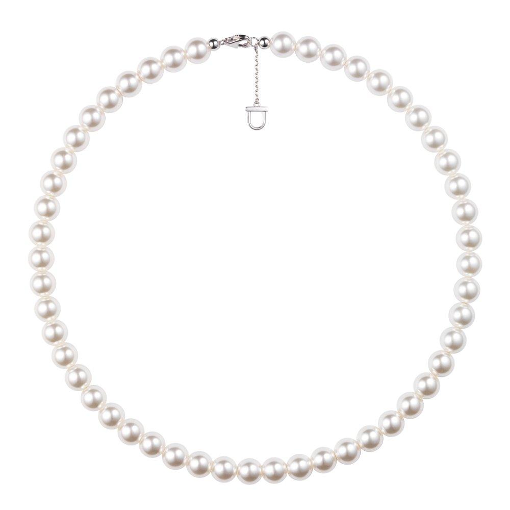 

[Stonehenge]] Silver Pearl Necklace Sa24D05E