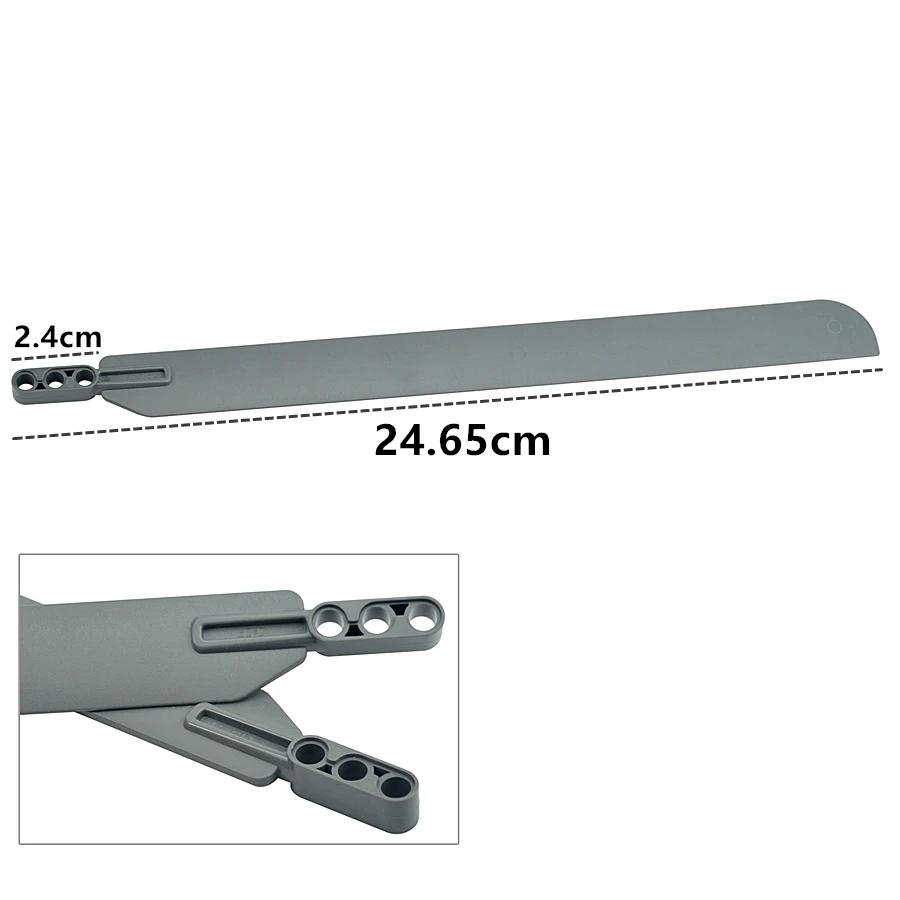 Compatible 99013 Building Blocks Technical Single Blades Propeller With Holes Fit Airplane Ships Assembles Brikcs Kid Toys