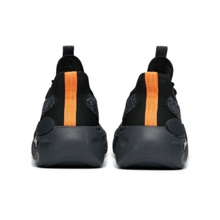 Anta Chao Bai 2.0 Fabric Trendy Mesh Slip Resistant Wear Resistant Breathable Lightweight Low Top Casual Shoes Men Sneaker Gray Black 912218835-3