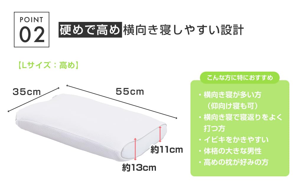 SOMRESTA Schulter, bequem, zum Schlafen auf der Seite, 3-lagig, hart, erholsam, winzig, Latex-Stil, funktional, geruchsneutral, gerade, Geschenk (Somresta) Kissen, Hoch, Kissen,