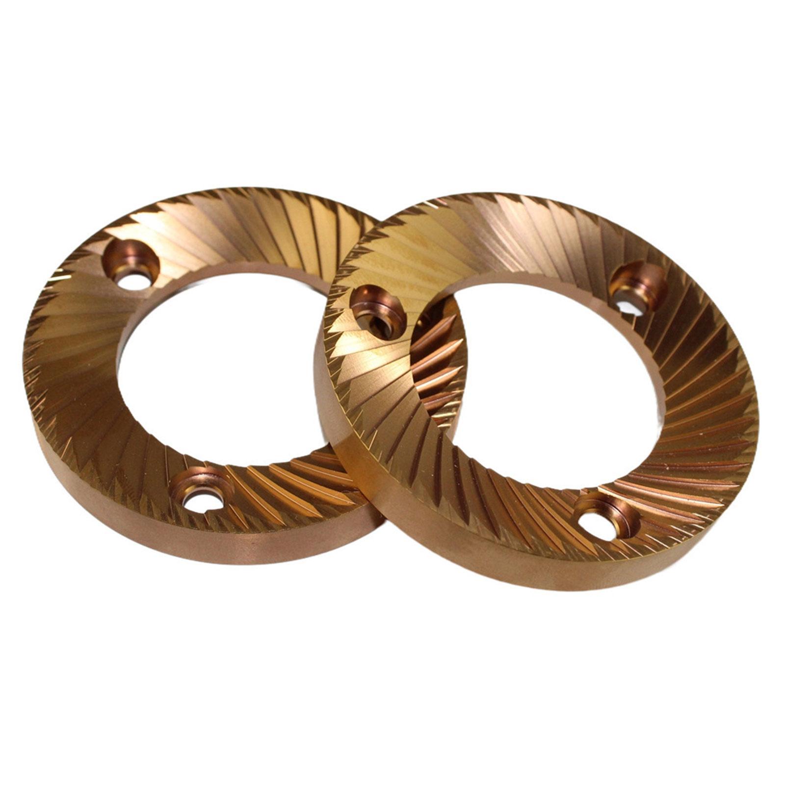 

2 шт. Эффективная пластина для помола кофейных зерен 64 мм Диск для кофемолки Диск для помола кофе Идеальный подарок для любителей кофе