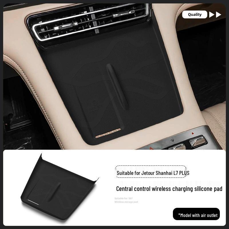 Jetour L7 PLUS Wireless Charging Silicone Pad (2024-2025) - Non-Slip Car Interior Mat