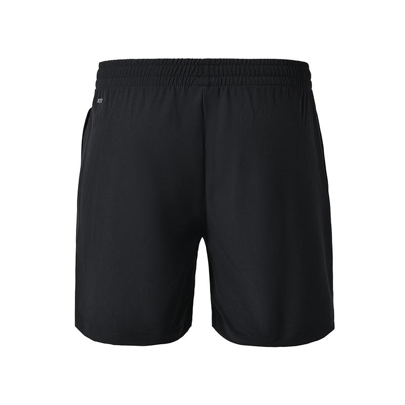 Li Ning Table Tennis Series SS25 Breathable Comfortable Simple Solid Color Elastic Sports Casual Shorts Unisex Shorts Black AKSUA22