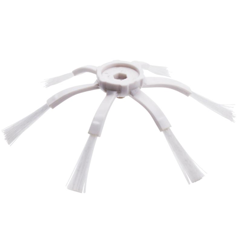 2 Stück 6-armige Seitenbürste für Roborock S5/S6/S5 Max/S6 Max/S7/S7 MaxV/S8/S8+/S8 Ultra Saugroboter-Reinigerteile (Weiß)